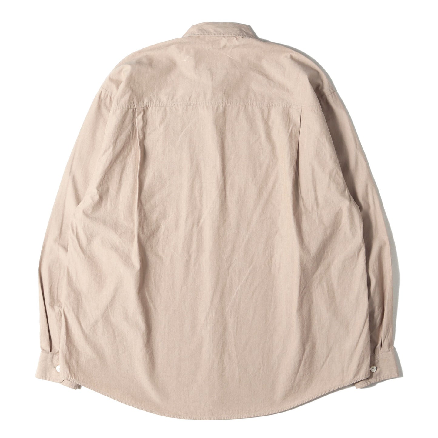 ウォッシュド加工 フィンクスツイル ビッグ シャツ (WASHED FINX TWILL BIG SHIRT A23SS02TN)