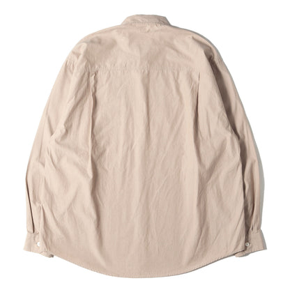 ウォッシュド加工 フィンクスツイル ビッグ シャツ (WASHED FINX TWILL BIG SHIRT A23SS02TN)