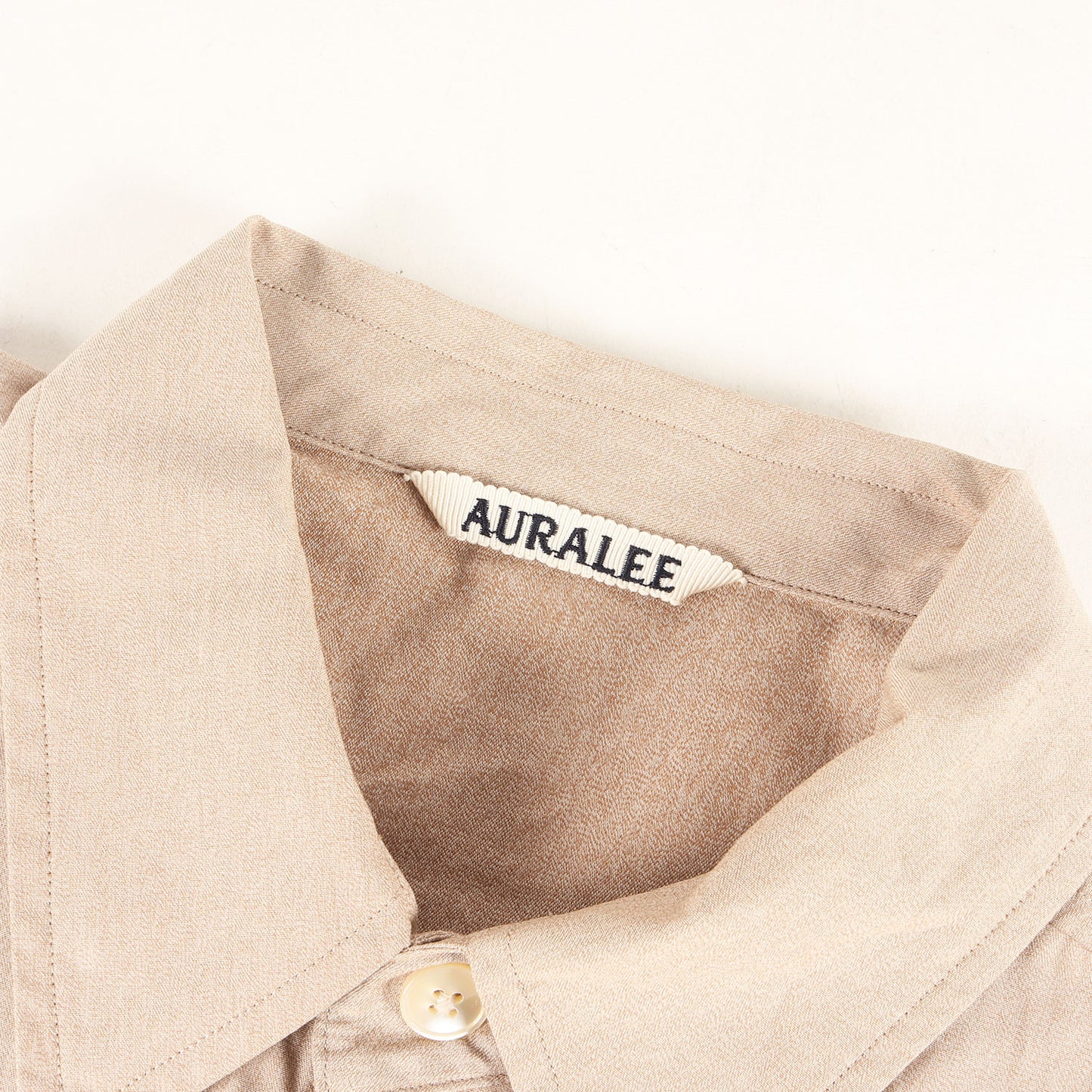 ウォッシュド加工 フィンクスツイル ビッグ シャツ (WASHED FINX TWILL BIG SHIRT A23SS02TN)
