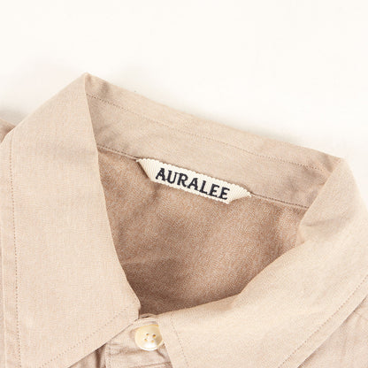 ウォッシュド加工 フィンクスツイル ビッグ シャツ (WASHED FINX TWILL BIG SHIRT A23SS02TN)