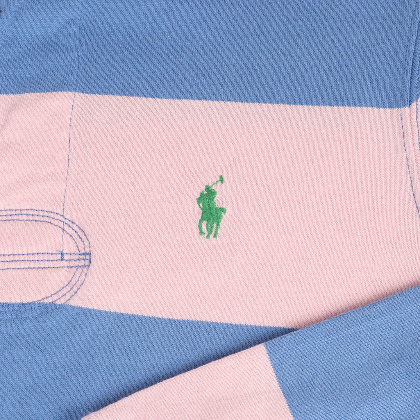 現行タグ ポニー刺繍 ワイドボーダー ラガーシャツ / CLASSIC FIT