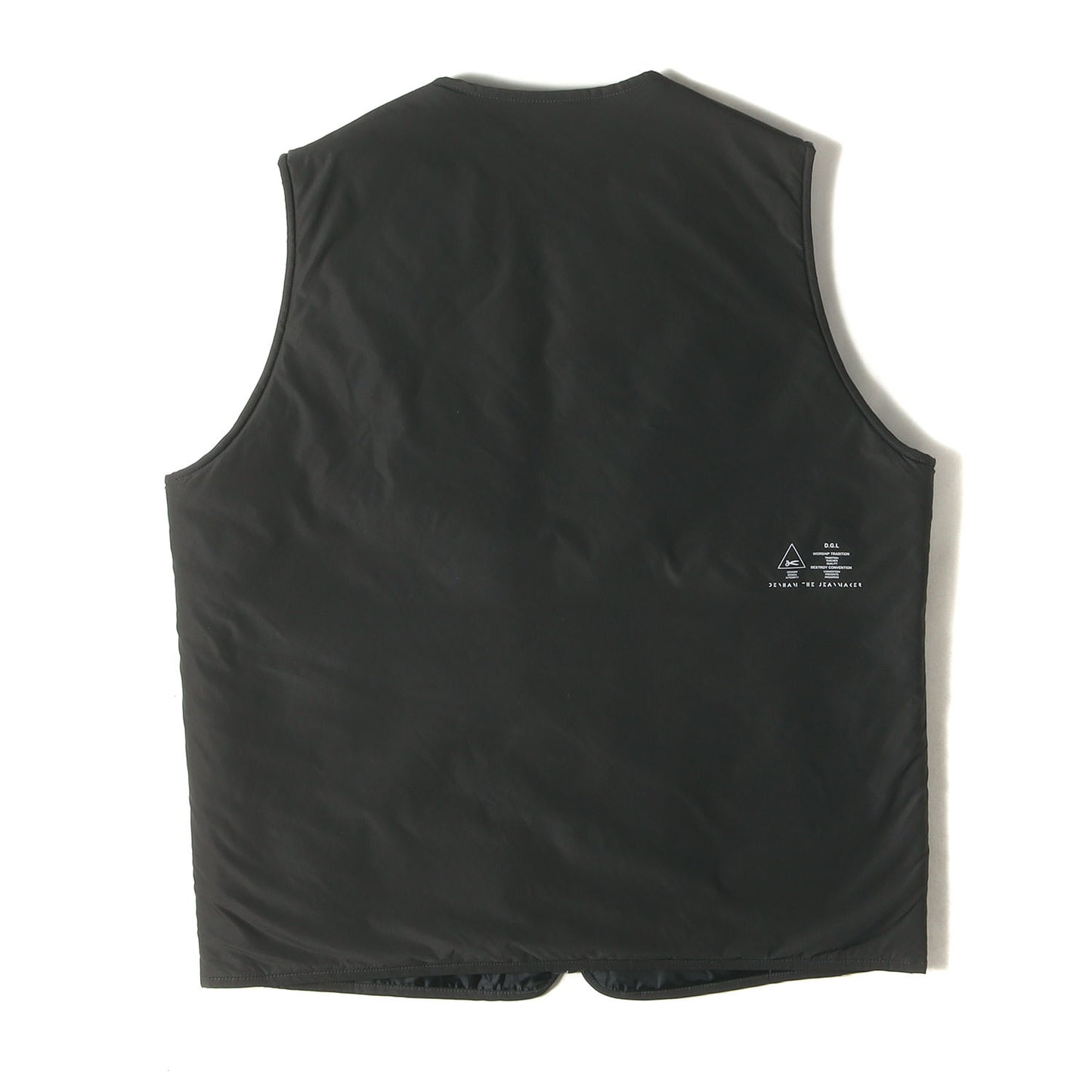 ワンポイント ロゴ ジップアップ パテッド ベスト (TECK VEST 27191-1-20809)