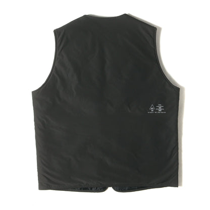 ワンポイント ロゴ ジップアップ パテッド ベスト (TECK VEST 27191-1-20809)
