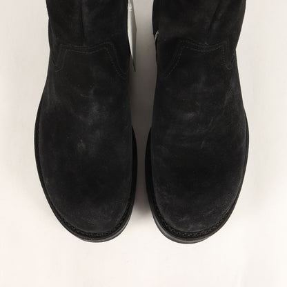 24AW インサイドジップ スウェード ワーク ブーツ (WORKER ZIP UP BOOTS COW LEATHER NN-F4503)