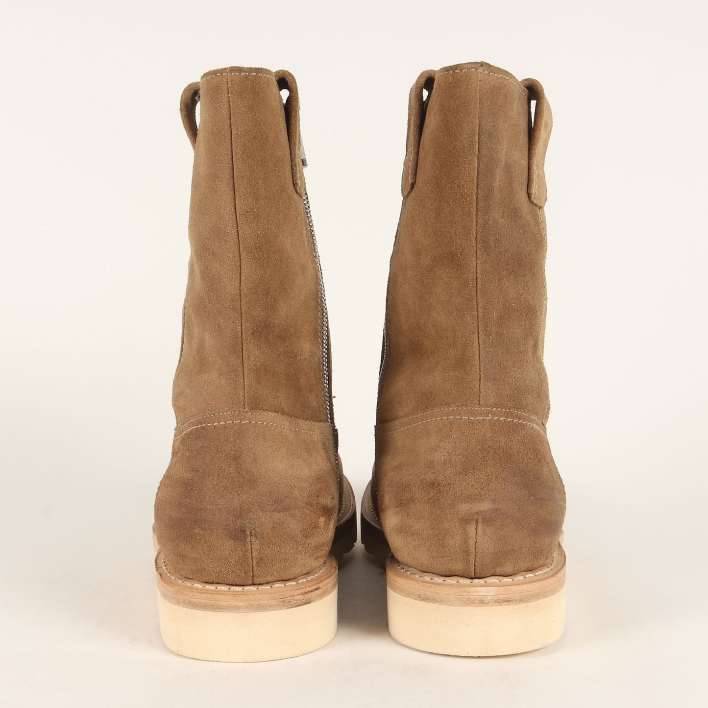 24AW インサイドジップ スウェード ワーク ブーツ (WORKER ZIP UP BOOTS COW LEATHER NN-F4503)