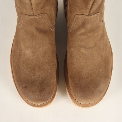 24AW インサイドジップ スウェード ワーク ブーツ (WORKER ZIP UP BOOTS COW LEATHER NN-F4503)
