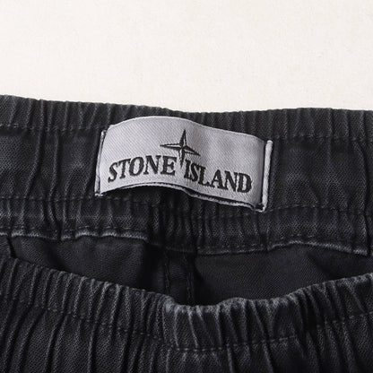 23AW コンパスパッチ ガーメントダイ加工 ストレッチ テーパード カーゴパンツ (COMPASS PATCH LOGO CARGO TROUSERS 7915313L1)