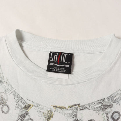 24SS ヴィンテージ加工 グラフィック Tシャツ (SS TEE MONEY)