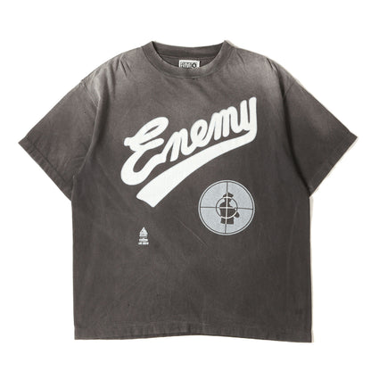 24AW × PUBLIC ENEMY ヴィンテージ加工 グラフィック Tシャツ (SS TEE SNT ENEMYT)