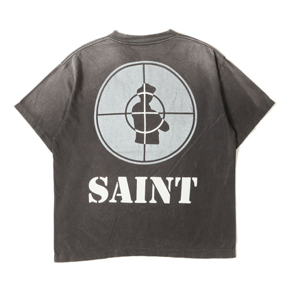 24AW × PUBLIC ENEMY ヴィンテージ加工 グラフィック Tシャツ (SS TEE SNT ENEMYT)