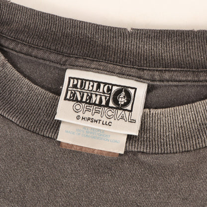24AW × PUBLIC ENEMY ヴィンテージ加工 グラフィック Tシャツ (SS TEE SNT ENEMYT)