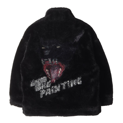 ハンドペイント フェイクファー ジャケット (HAND-PEINTED FUR JACKET)