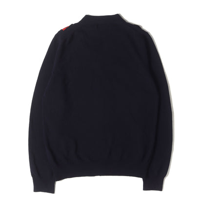 タータンチェック フランネル 切替 ニット カーディガン (W28511)