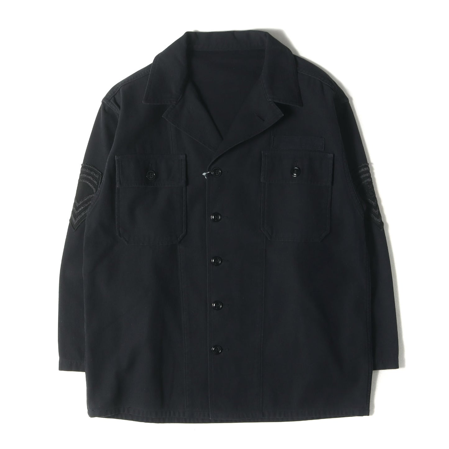 × Ron Herman バックサテン ミリタリー シャツ ジャケット (MILITARY JACKET LBS MB201-1056RHM)