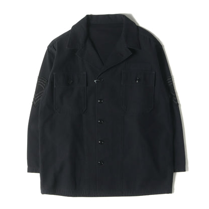 × Ron Herman バックサテン ミリタリー シャツ ジャケット (MILITARY JACKET LBS MB201-1056RHM)