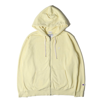 × Champion ワンポイント Rロゴ 刺繍 スウェット ジップ パーカー (C8-B111)