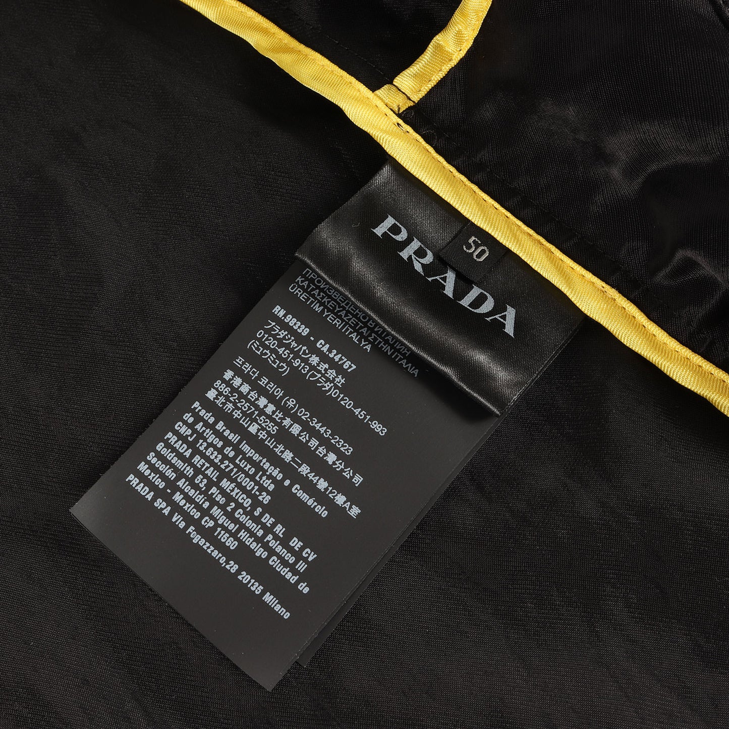 24AW トライアングルロゴ プレート ナイロン スタジャン (SGC743 S000 1540)