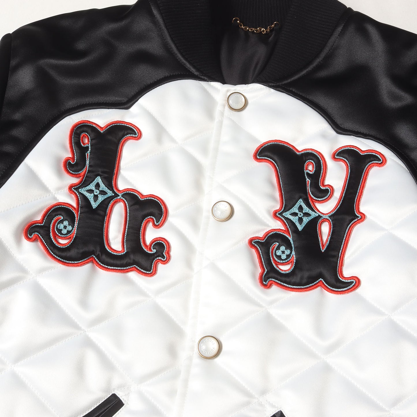 24AW バイカラー ウエスタン サテン ボンバー ブルゾン (LV WESTERN BICOLOR SATIN BOMBER BLOUSON RM242M MDM HRB75E)