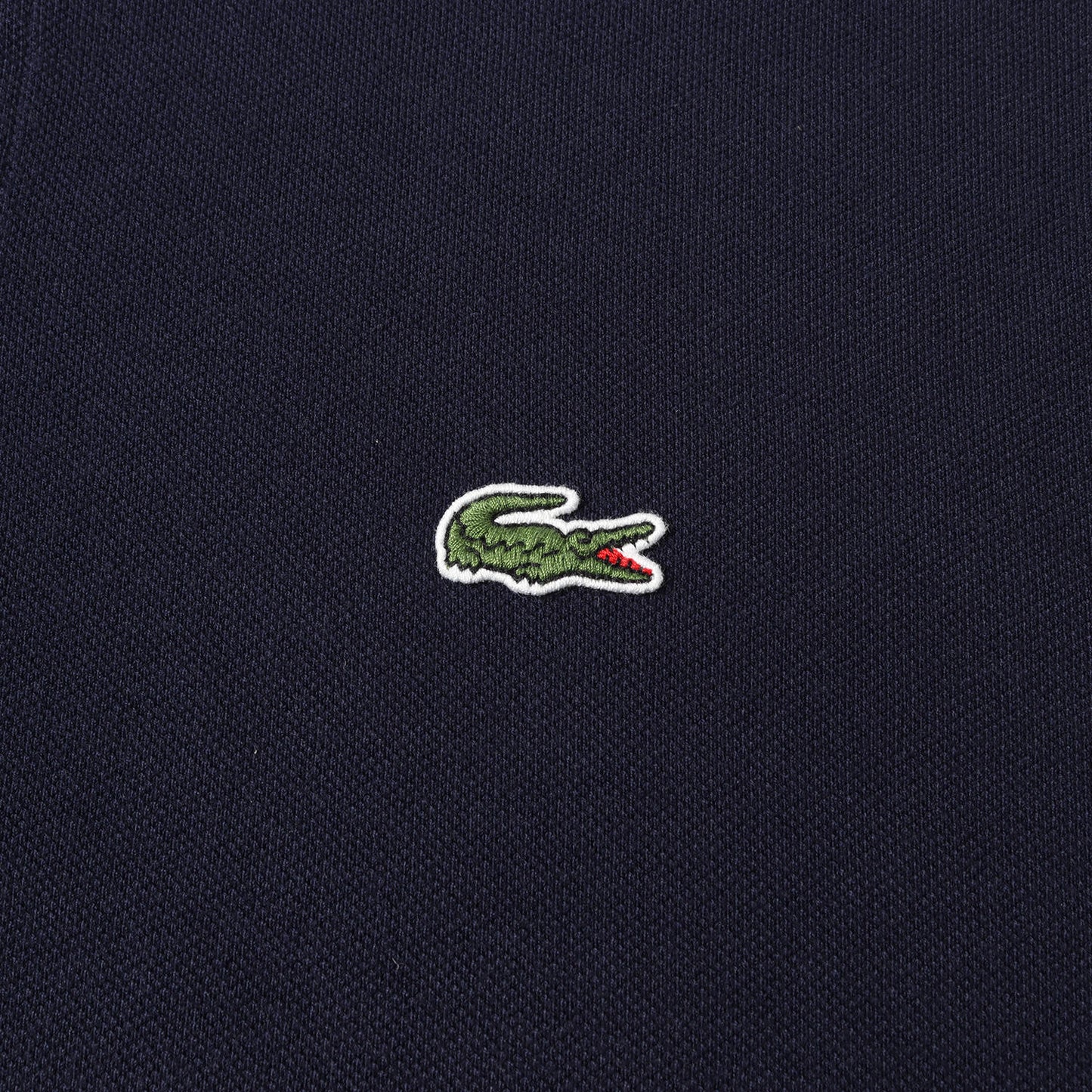 ワンポイント ワニ 刺繍 ピケ ポロシャツ / MADE IN JAPAN