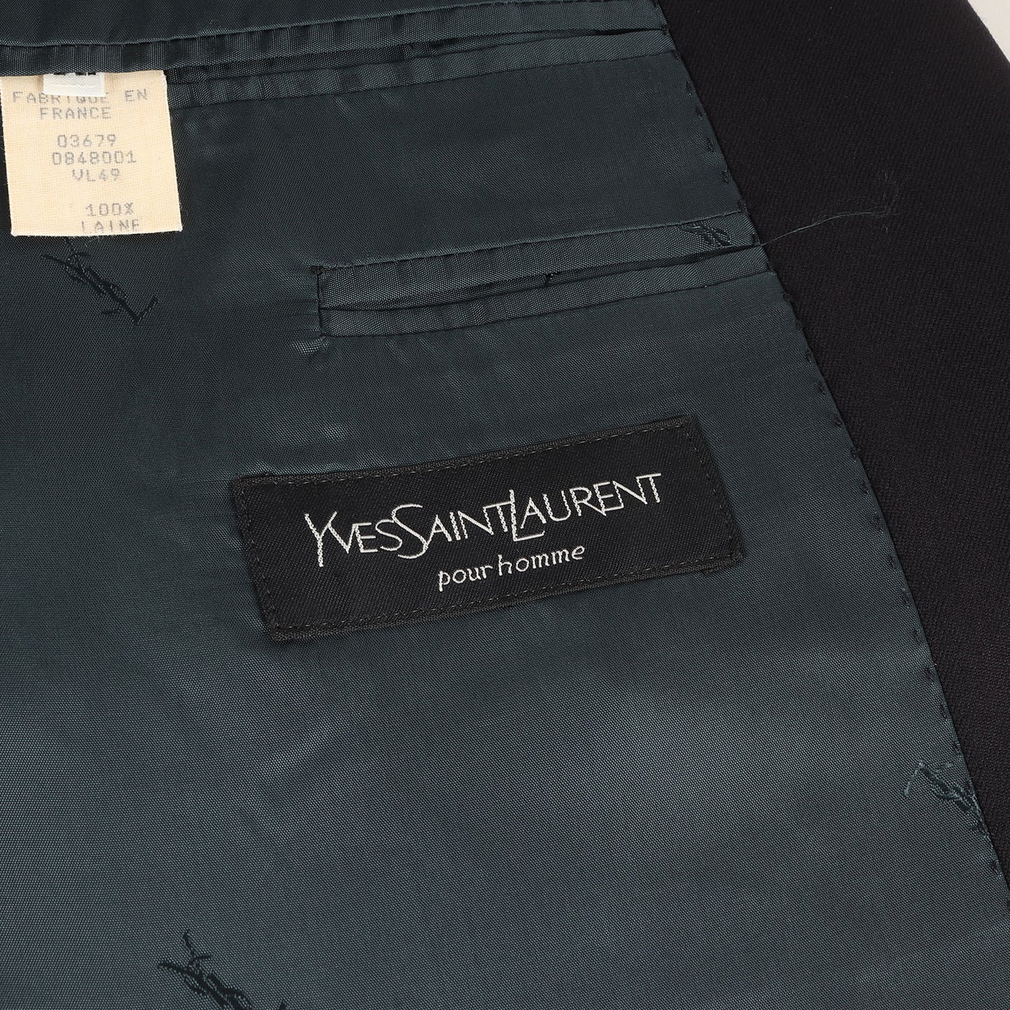 90s - 00s YSL金ボタン ダブルブレスト ブレザー ジャケット / pour homme