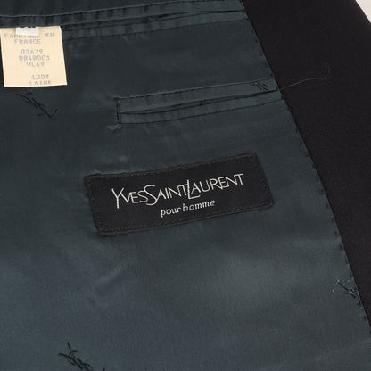 90s - 00s YSL金ボタン ダブルブレスト ブレザー ジャケット / pour homme