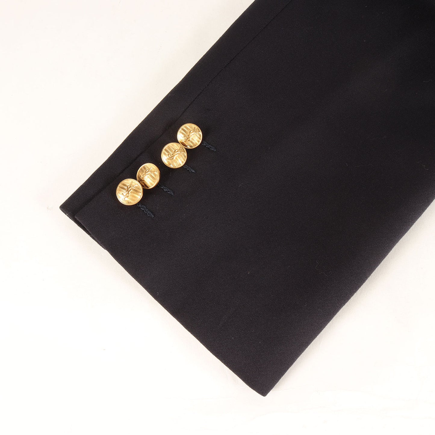 90s - 00s YSL金ボタン ダブルブレスト ブレザー ジャケット / pour homme