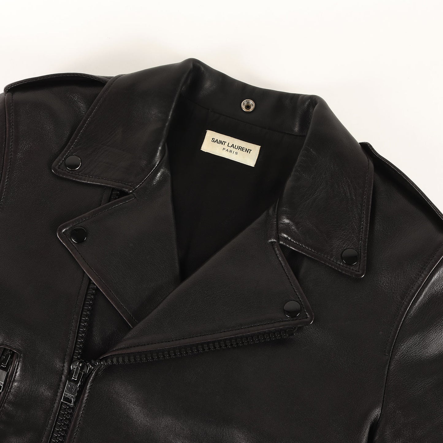 ダブルブレスト ラムレザー ライダースジャケット (L01 397291 Y5OA1)