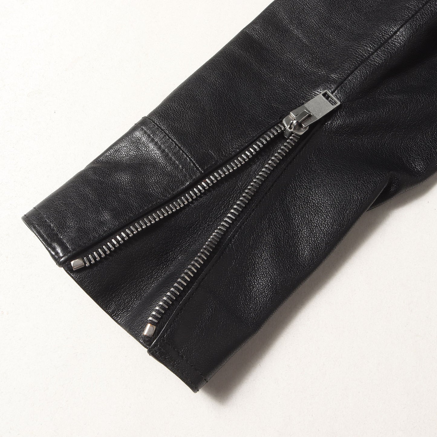 エディ期 マーモットファー ダブルブレスト ライダース ラムレザー ジャケット (361704 Y5GC1)