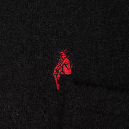 × WARREN SCOTT デビルウーマン 刺繍 ポケット ニット セーター (0263NS08)