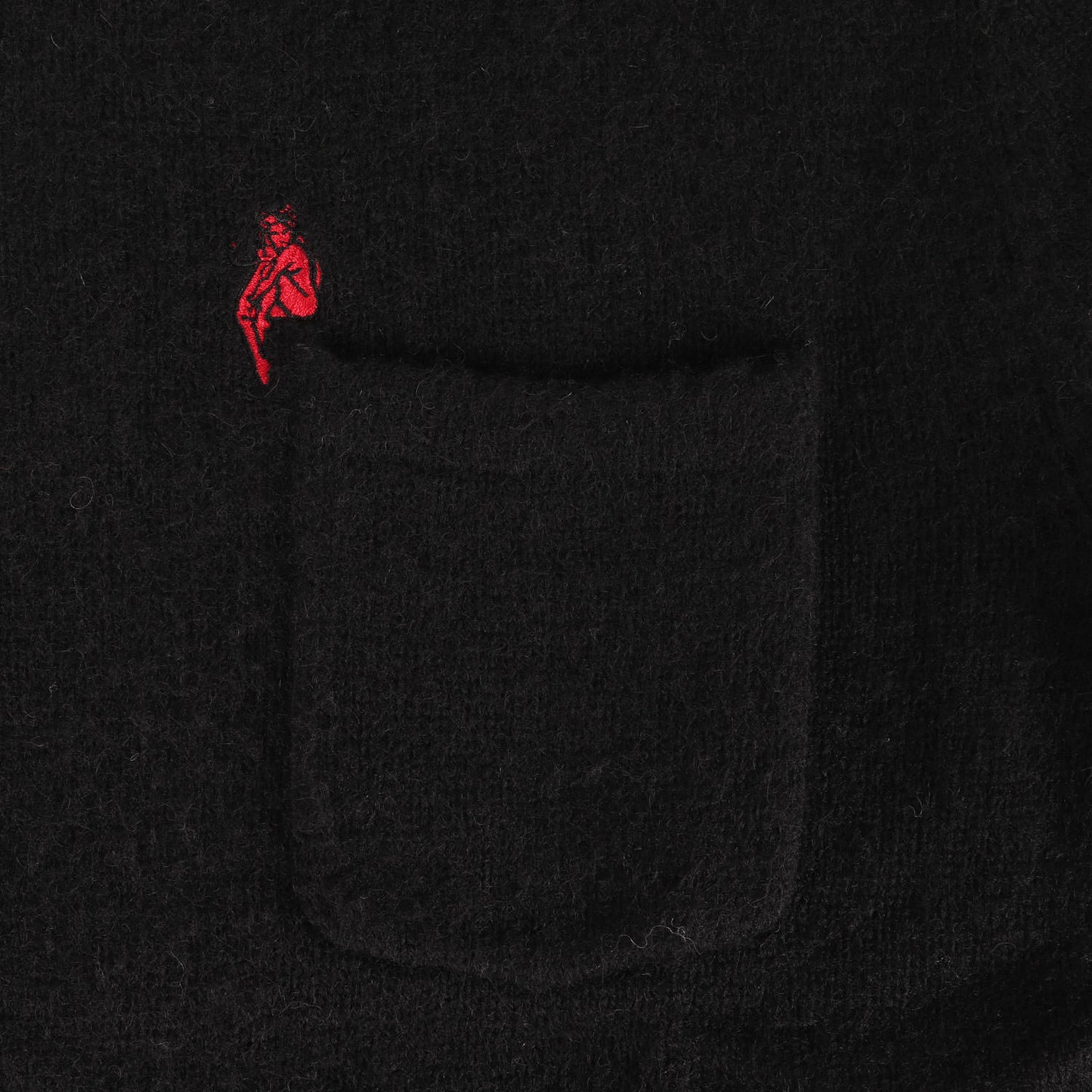× WARREN SCOTT デビルウーマン 刺繍 ポケット ニット セーター (0263NS08)