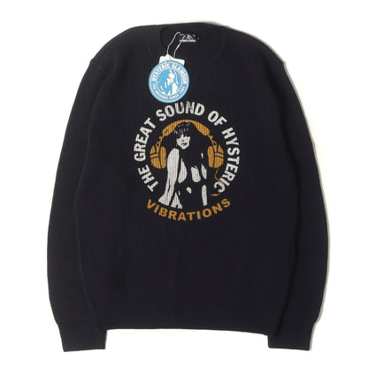 ガール ロゴ ワッフル サーマル ニット (0263CS05)