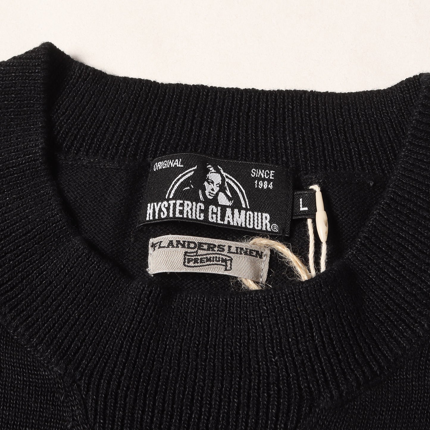 × Flanders linen DREAMING pt プルオーバー ショートスリーブ ニット