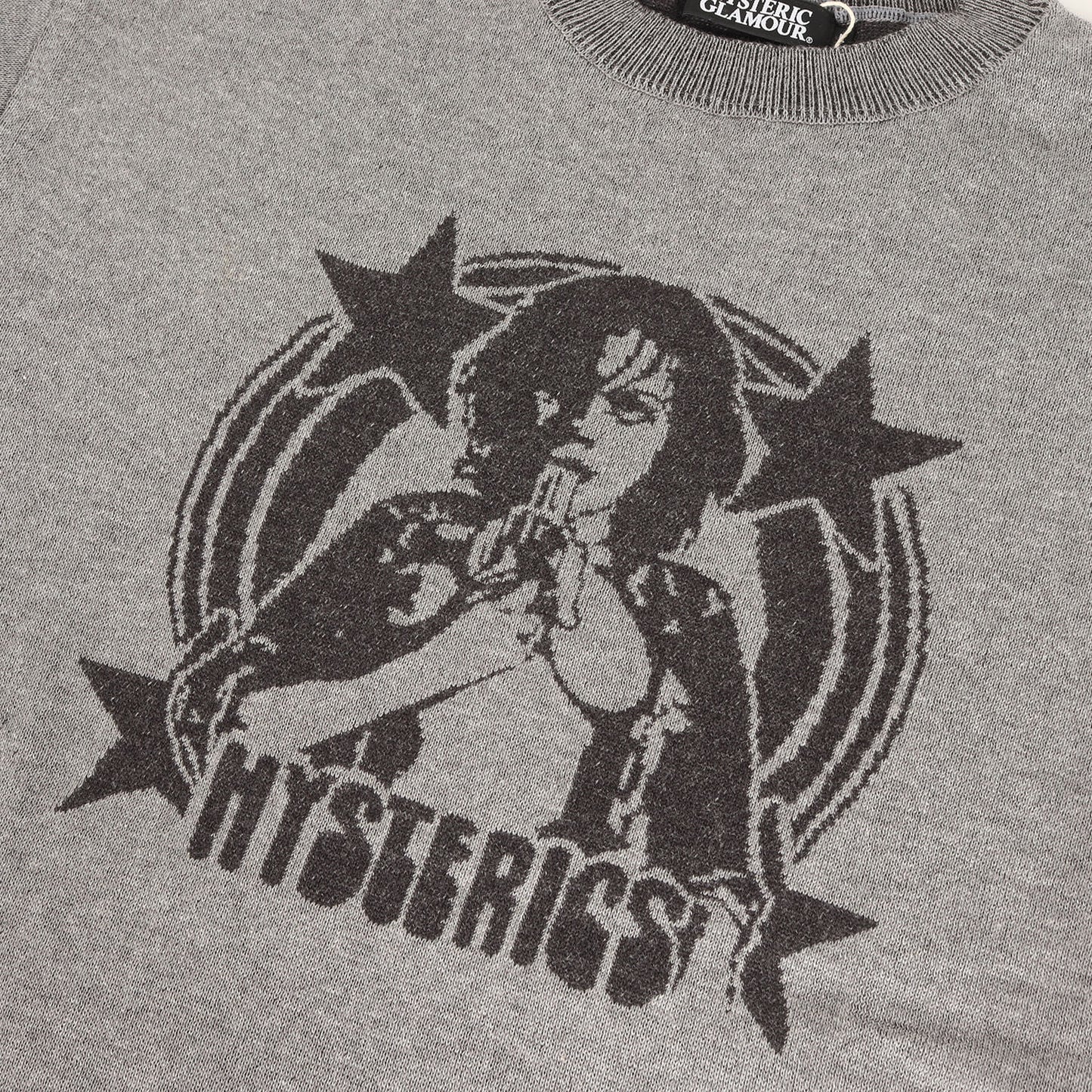 BANANA GIRL編込 プルオーバー コットン ニット セーター (02181NS03)