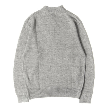 × FLANDERS LINEN CIRCLE GIRL pt ヘンリーネック プルオーバー ニット セーター (02191NS05)