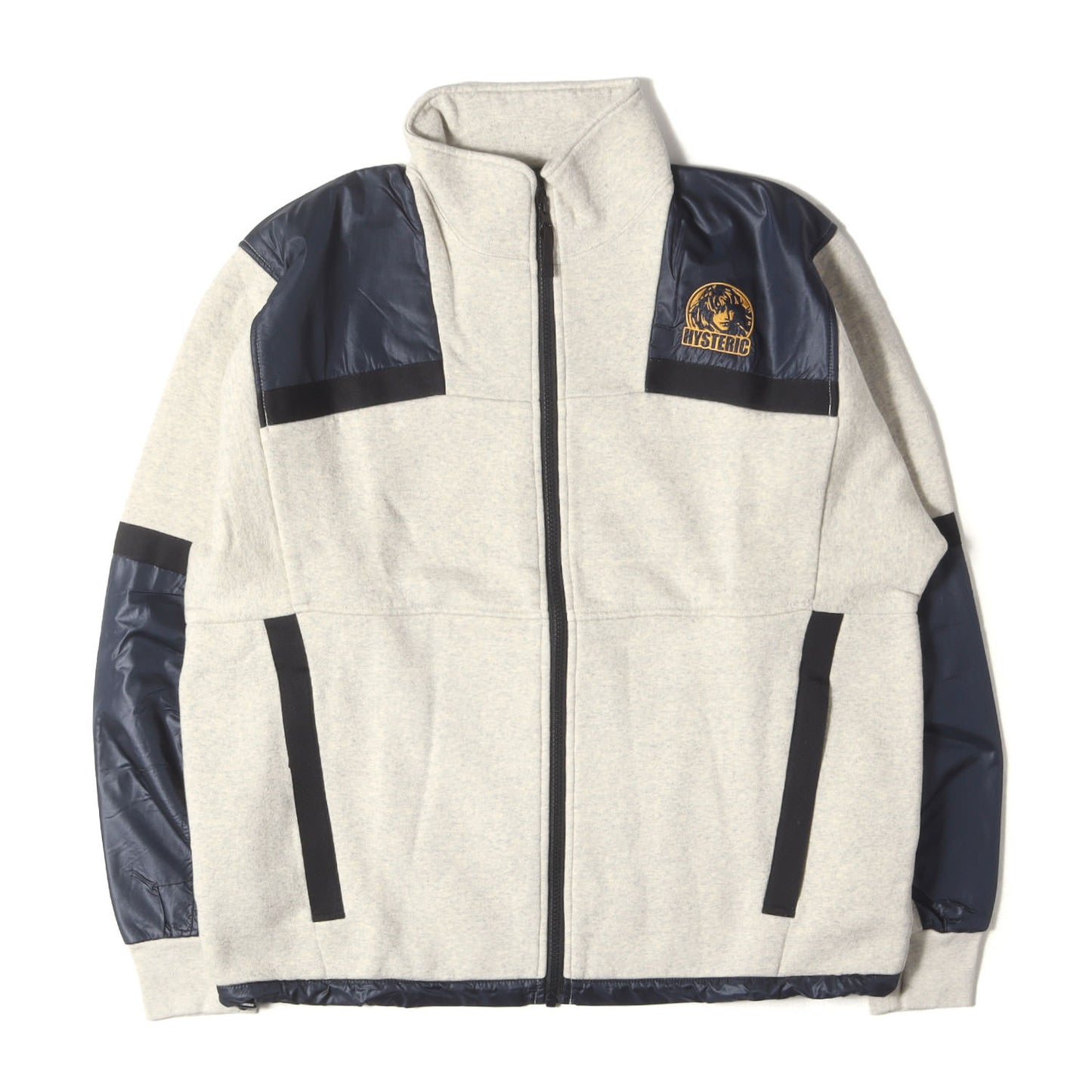 HYS WOMAN刺繍 ジップ スウェット (02173CJ03)