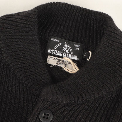 × FLANDERS LINEN CIRCLE GIRL pt ヘンリーネック プルオーバー ニット セーター (02191NS05)