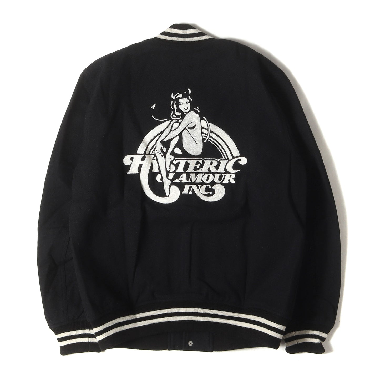 HYSTERIC INC 刺繍 メルトン スタジャン (02183AB11)