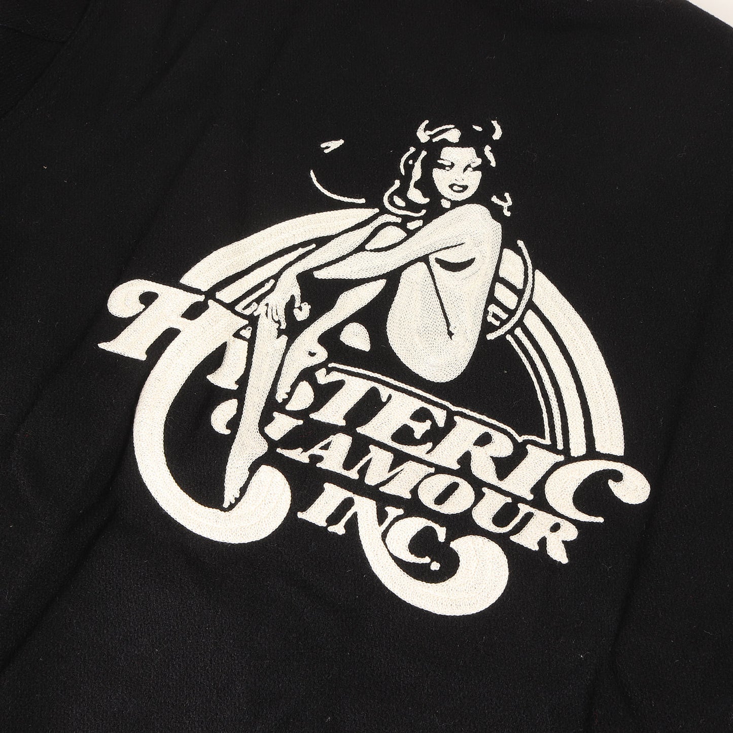 HYSTERIC INC 刺繍 メルトン スタジャン (02183AB11)