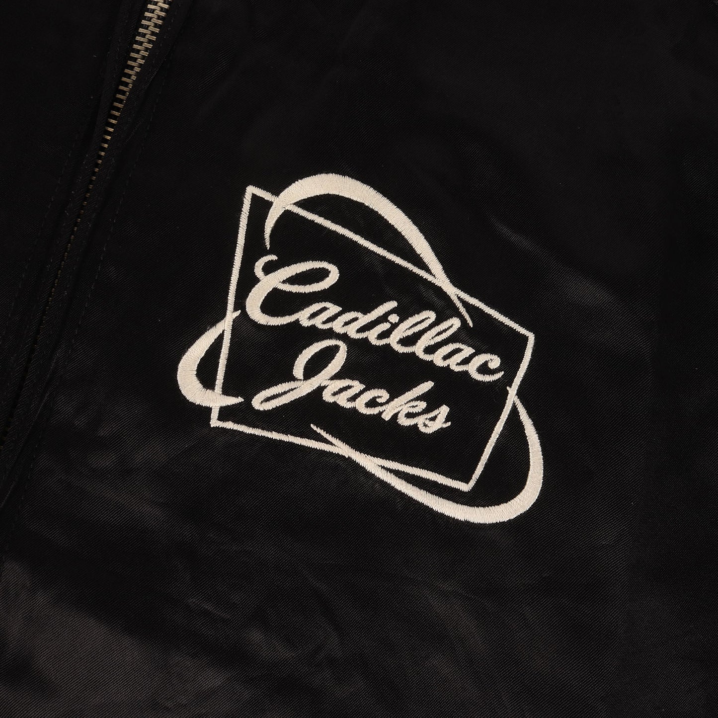 × 野口強 ギターガール ロゴ 刺繍 スカジャン (0261AB12)