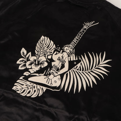 × 野口強 ギターガール ロゴ 刺繍 スカジャン (0261AB12)