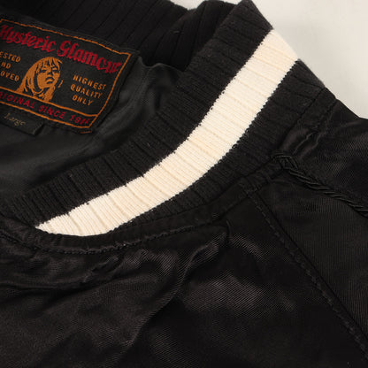 × 野口強 ギターガール ロゴ 刺繍 スカジャン (0261AB12)