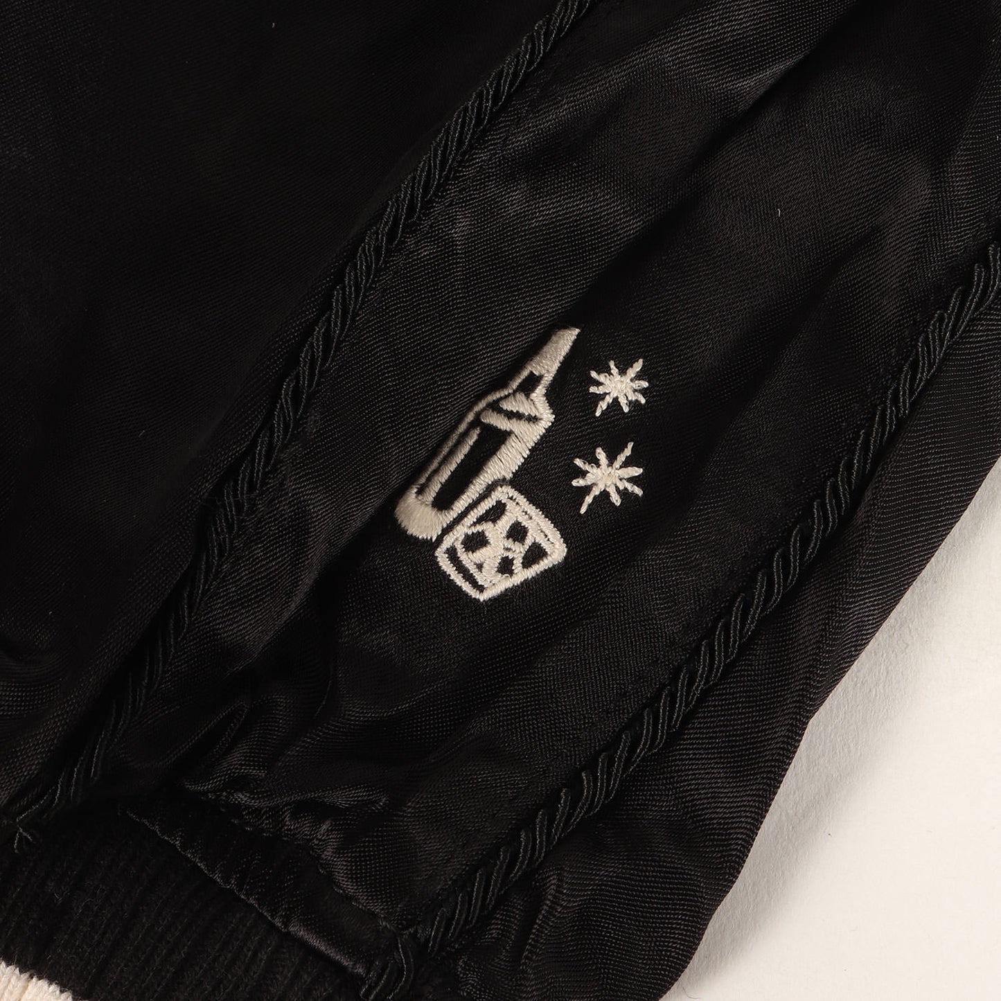 × 野口強 ギターガール ロゴ 刺繍 スカジャン (0261AB12)