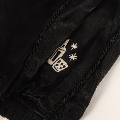 × 野口強 ギターガール ロゴ 刺繍 スカジャン (0261AB12)