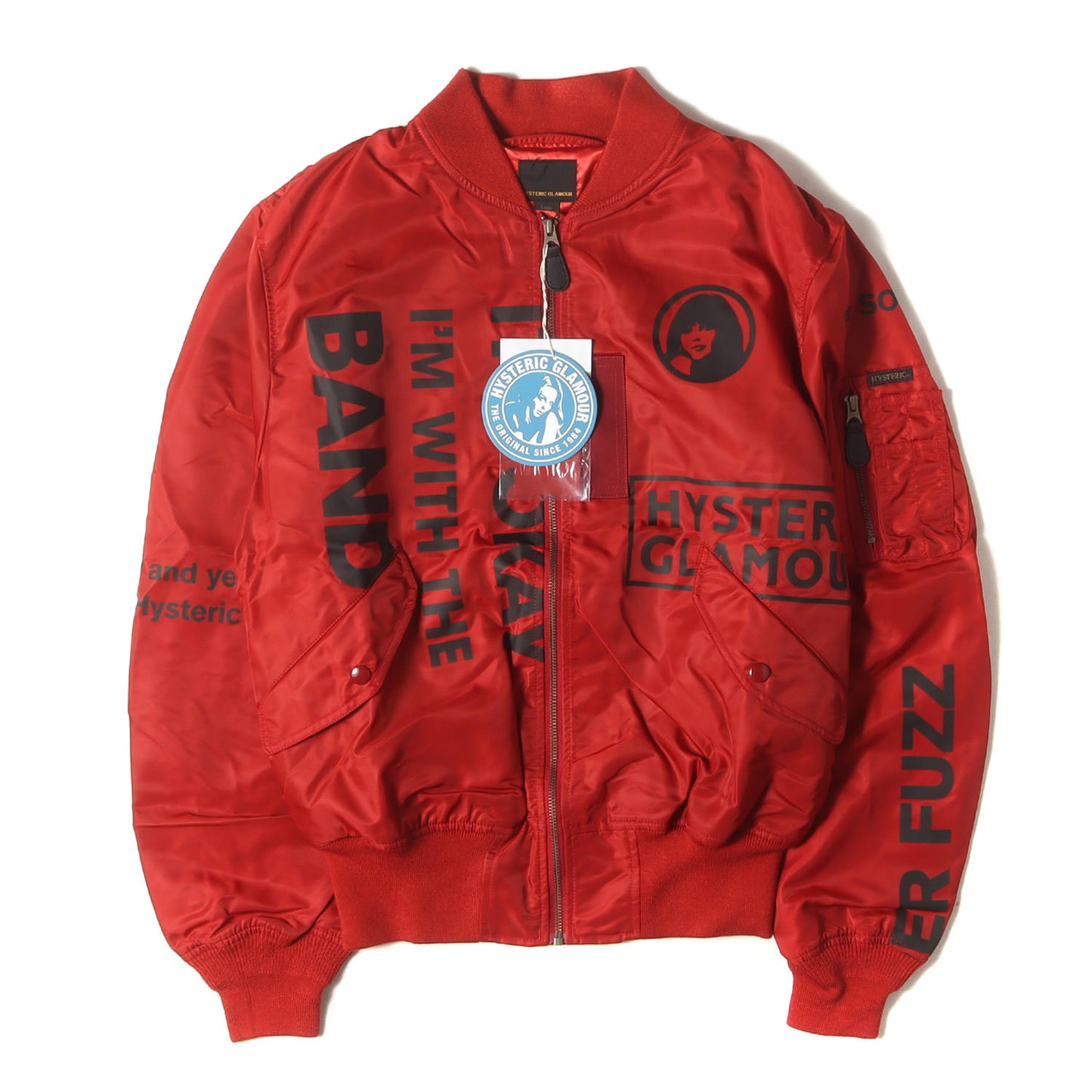 LOGO SCRATCH MA-1 ジャケット (02193AB07)