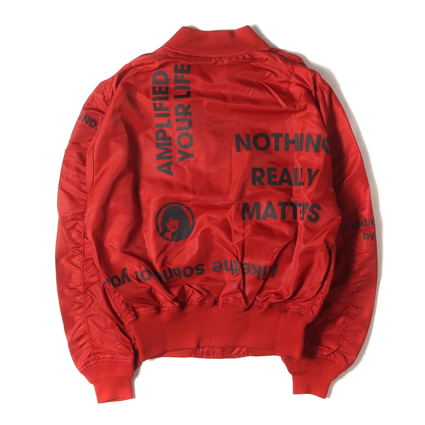 LOGO SCRATCH MA-1 ジャケット (02193AB07)