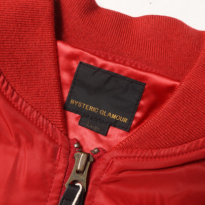 LOGO SCRATCH MA-1 ジャケット (02193AB07)