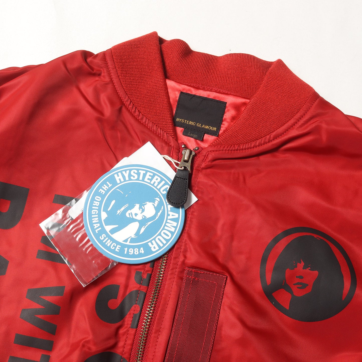 LOGO SCRATCH MA-1 ジャケット (02193AB07)