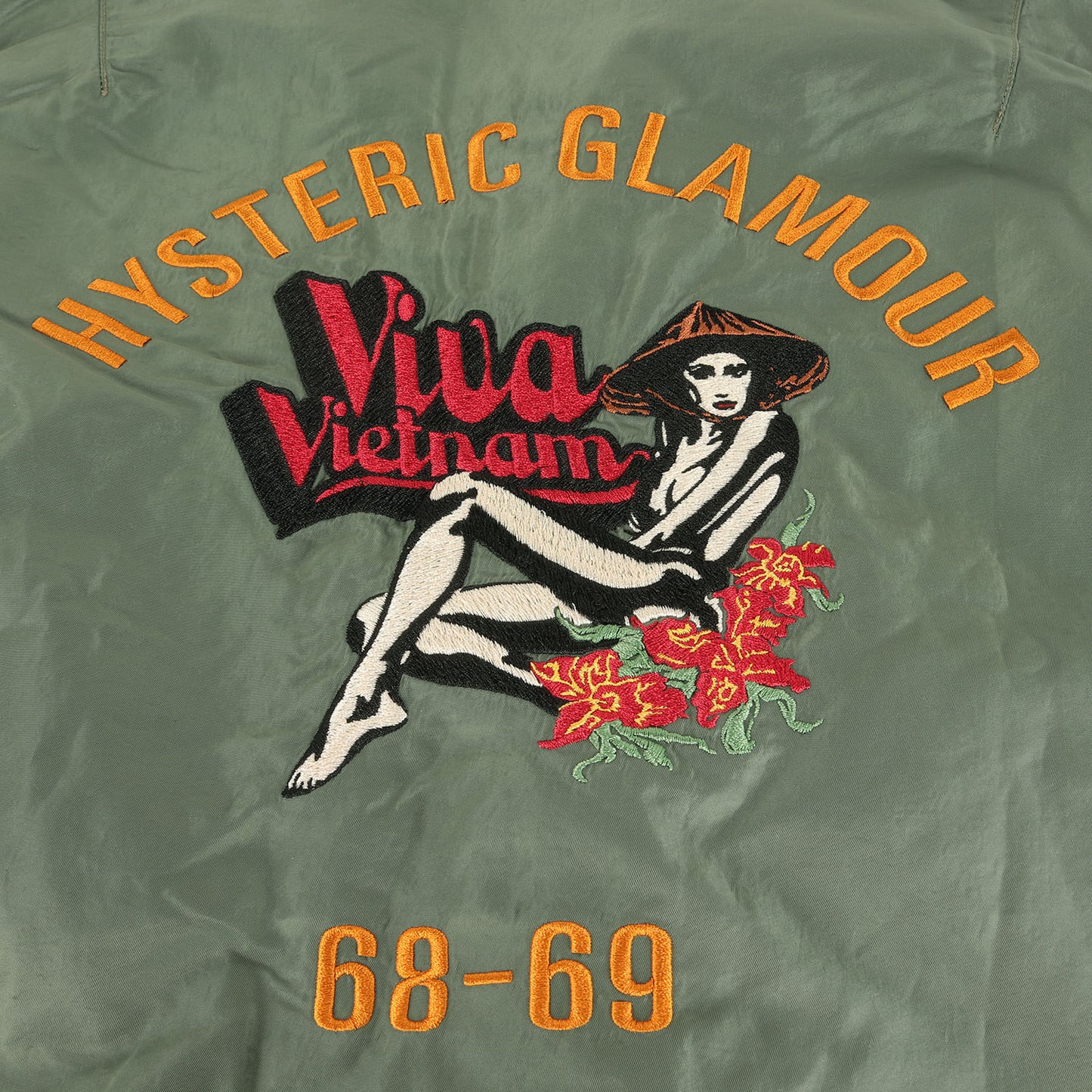 VIVA VIETNAM 刺繍 MA-1 ジャケット (0261AB01)