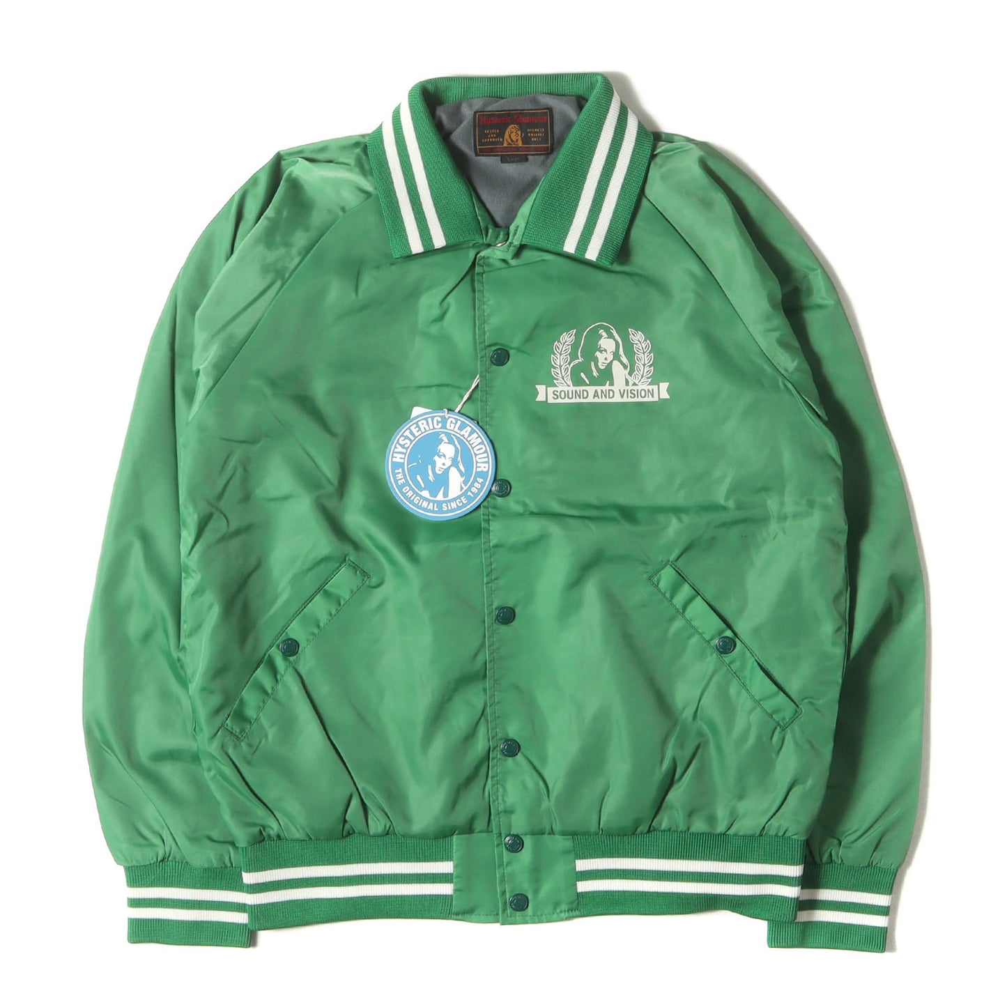 ACOUSTIC ACADEMY 衿リブ コーチジャケット (02193AB06)