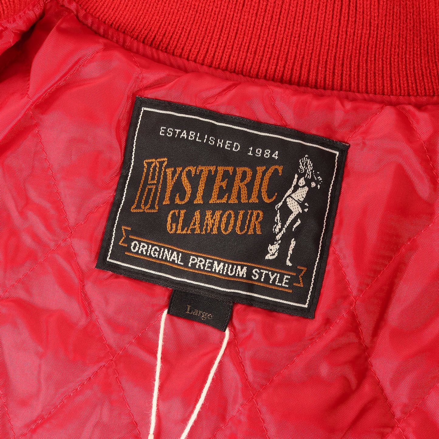 HYSTERIC INC 刺繍 メルトン スタジャン (02183AB11)